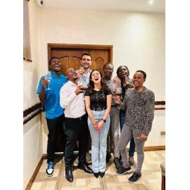 A joyous dinner in Kenya 