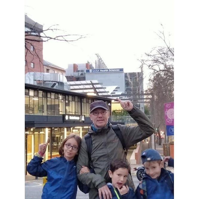 At UniSA with my family