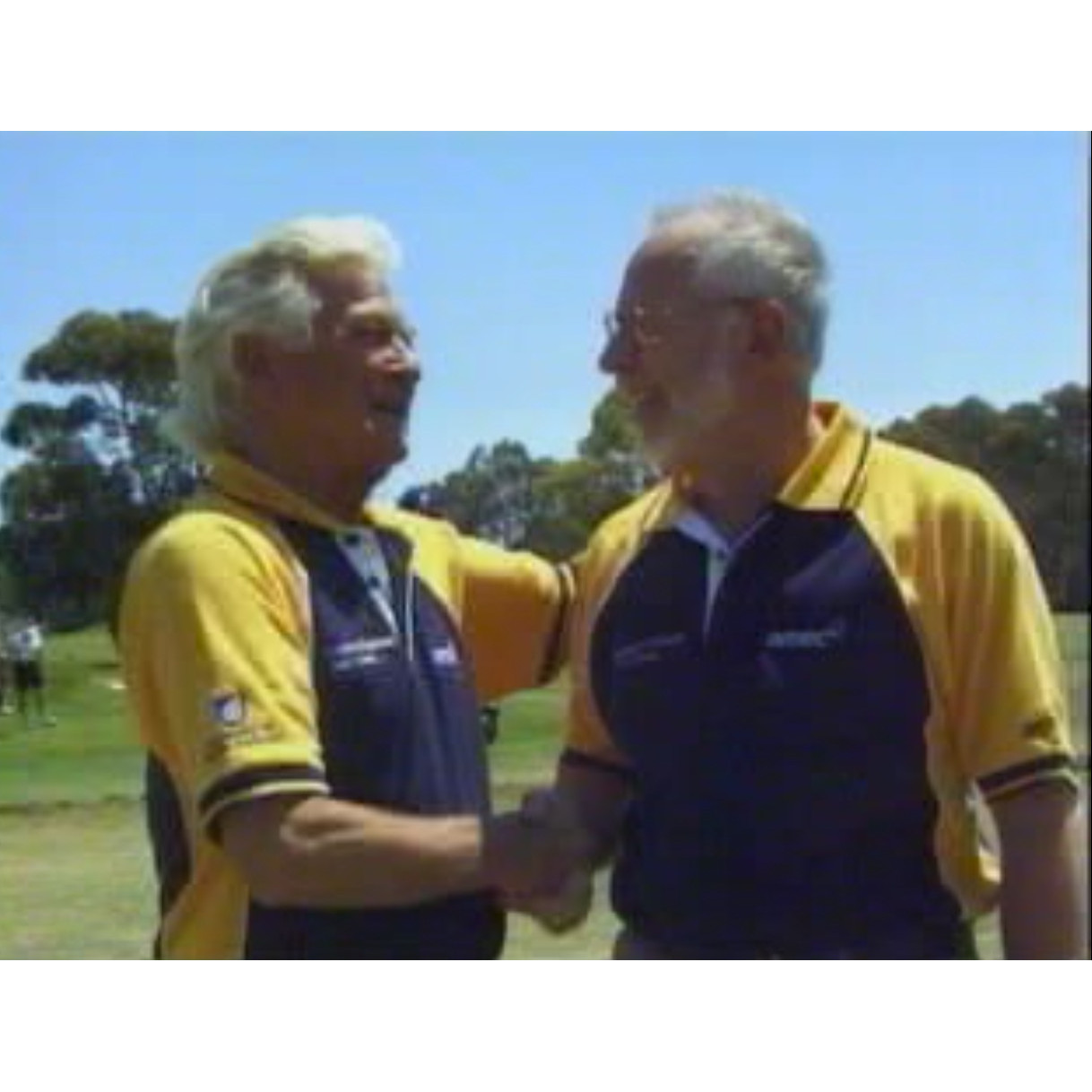 Bob Hawke on the golf course